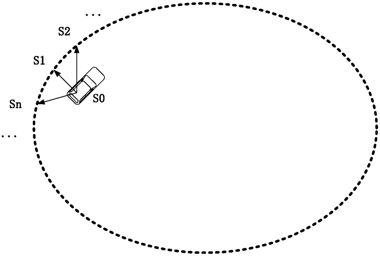 Method for selecting unmanned vehicle path tracking movement target point