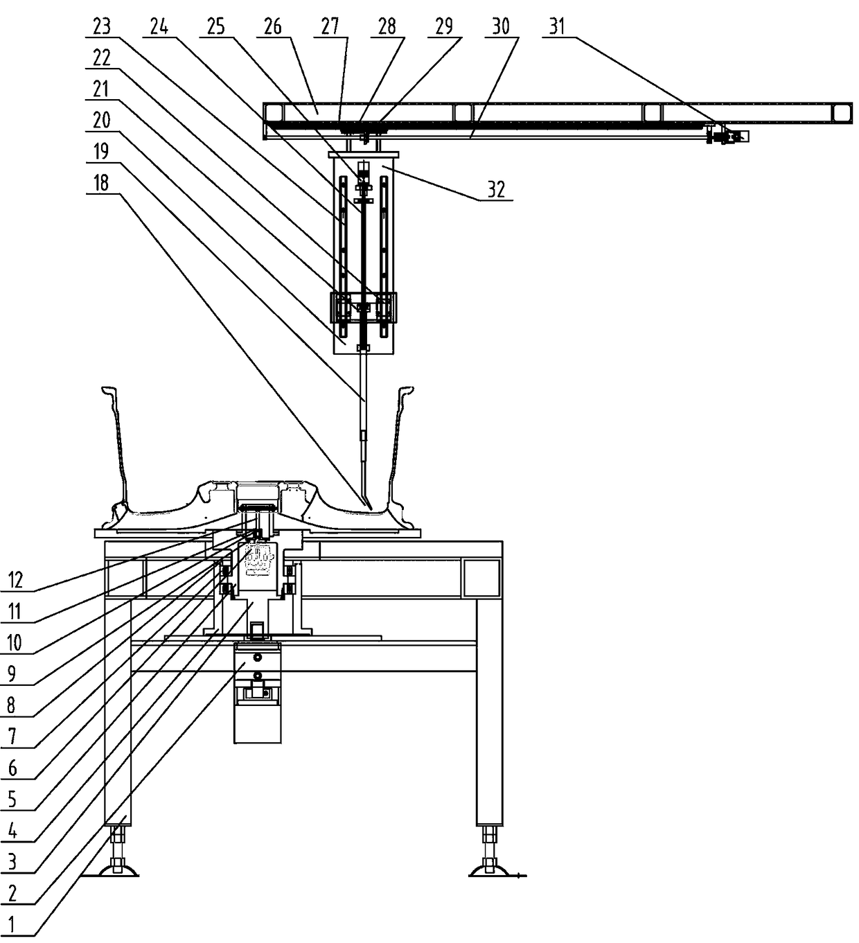 Detecting device of vehicle wheel braking space