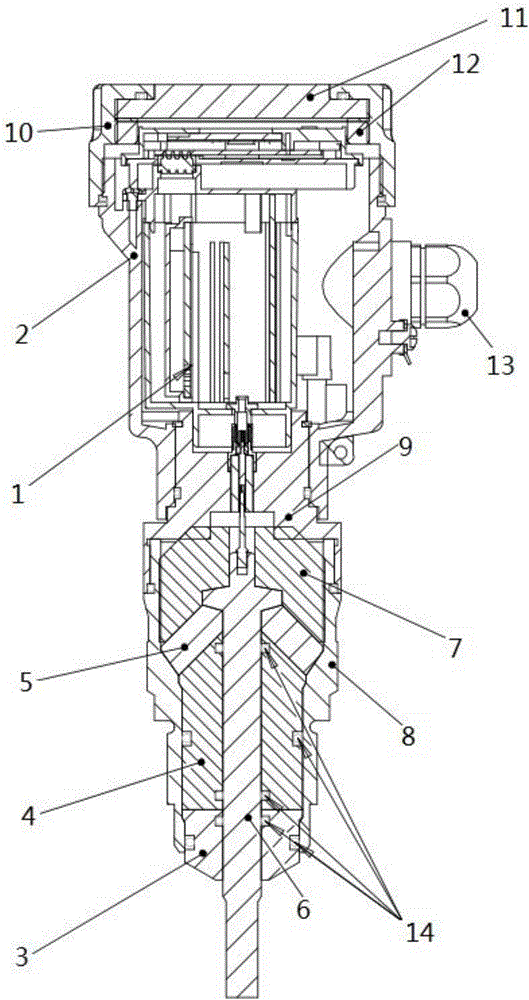 Radar level meter