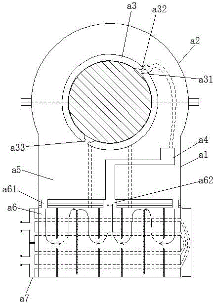 Oil duct balance type bearing