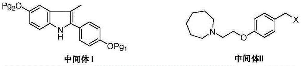 Bazedoxifene intermediate and preparation method thereof