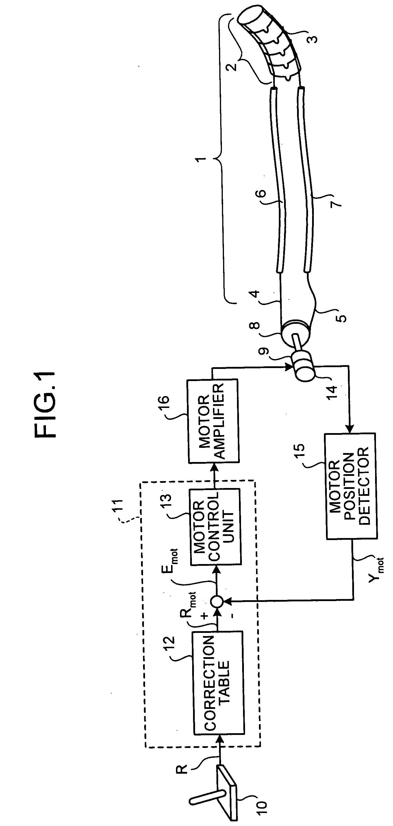 Apparatus for traction positional control