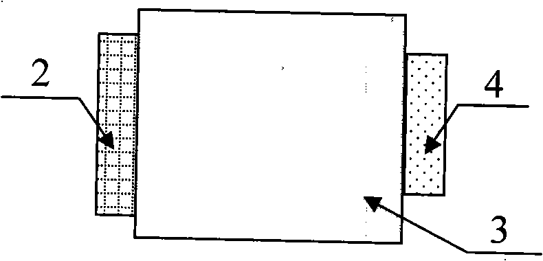 Damping flexible connecting method for spacecraft