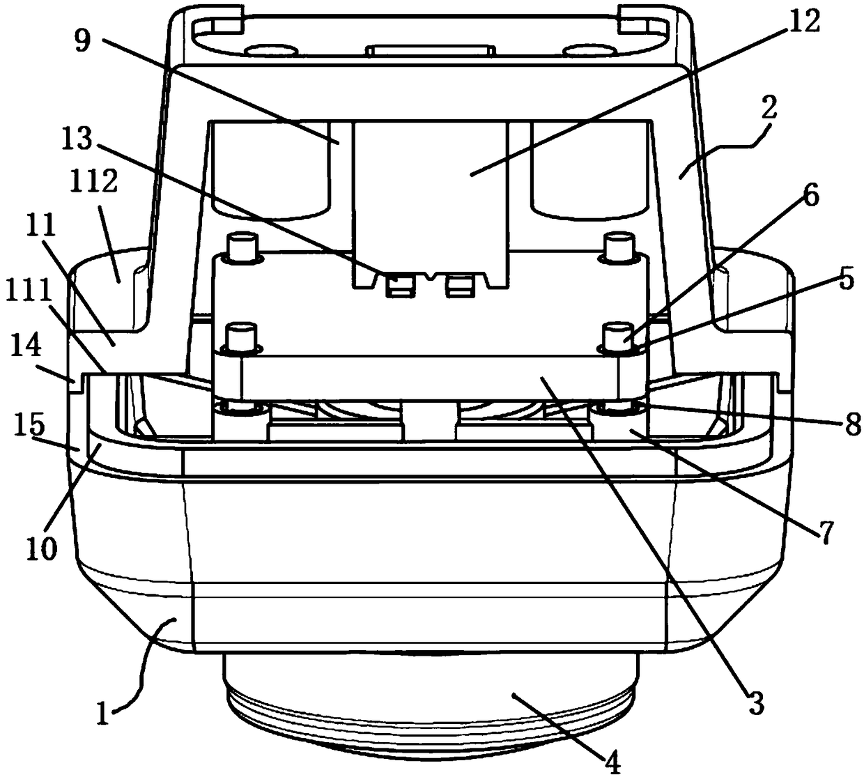 Novel focusing vehicle-mounted camera