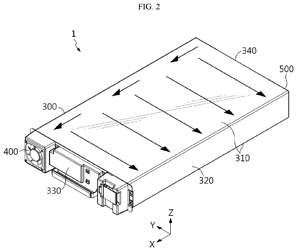 Battery module having structure enabling rapid deployment of sprinkler, and ess including same