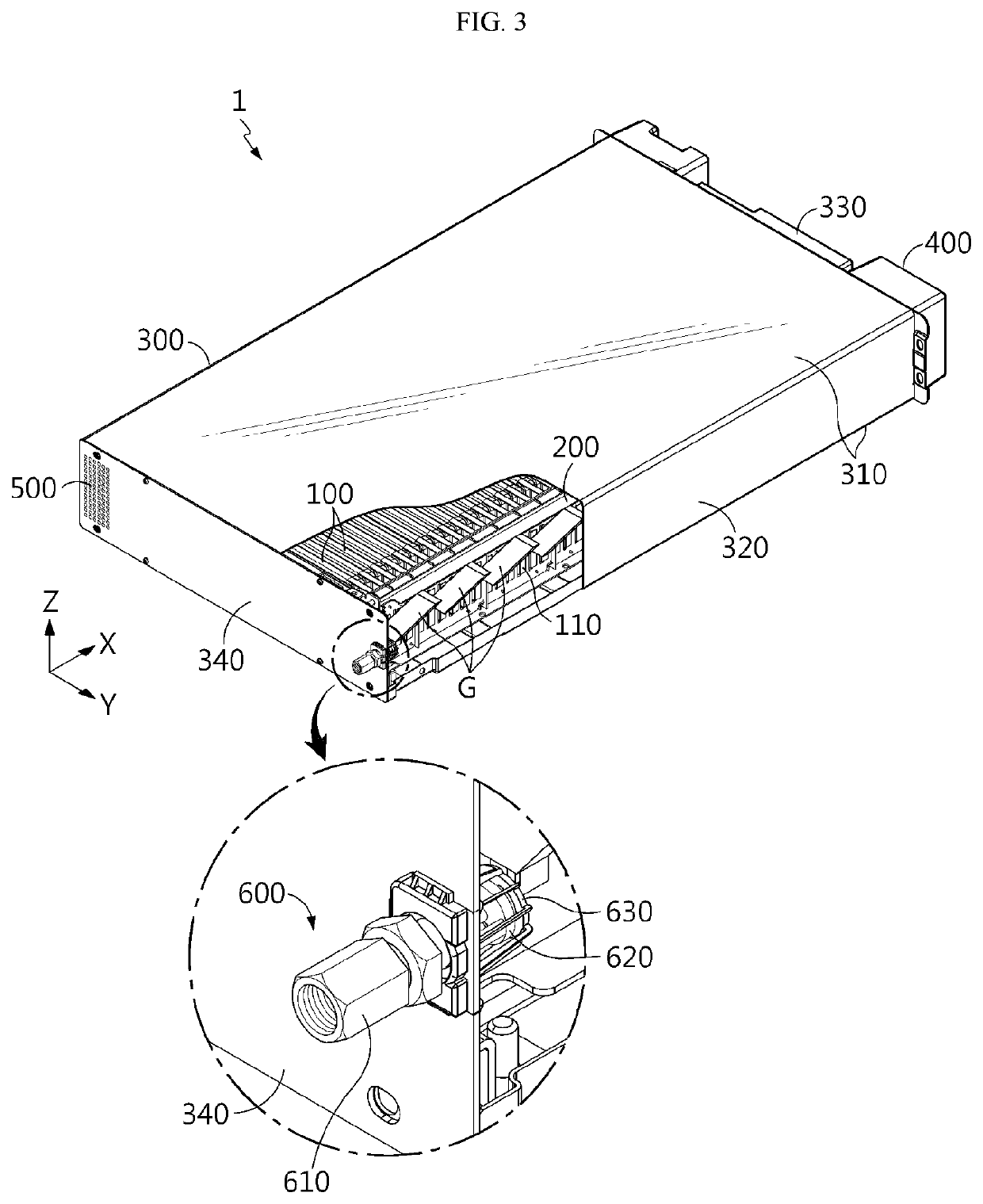 Battery module having structure enabling rapid deployment of sprinkler, and ess including same