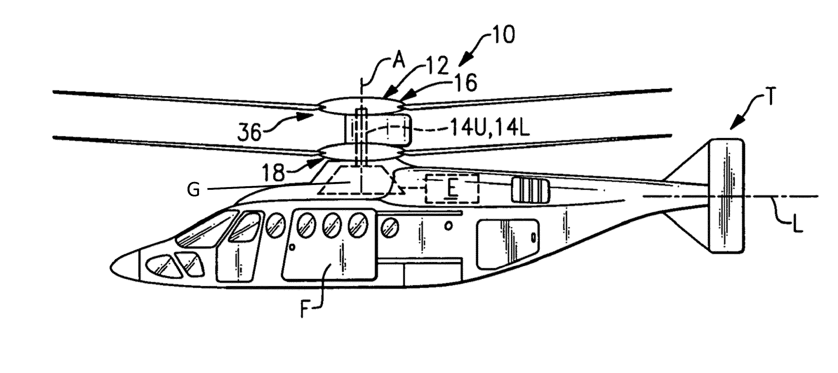 Vibration control of a swashplateless coaxial rotor