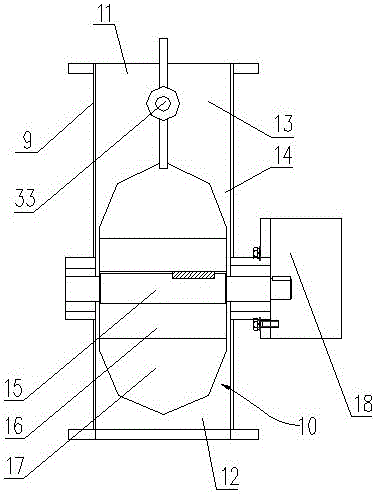 Double-bin proportioning mortar storage tank