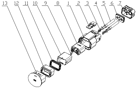 Connector with high connecting safety