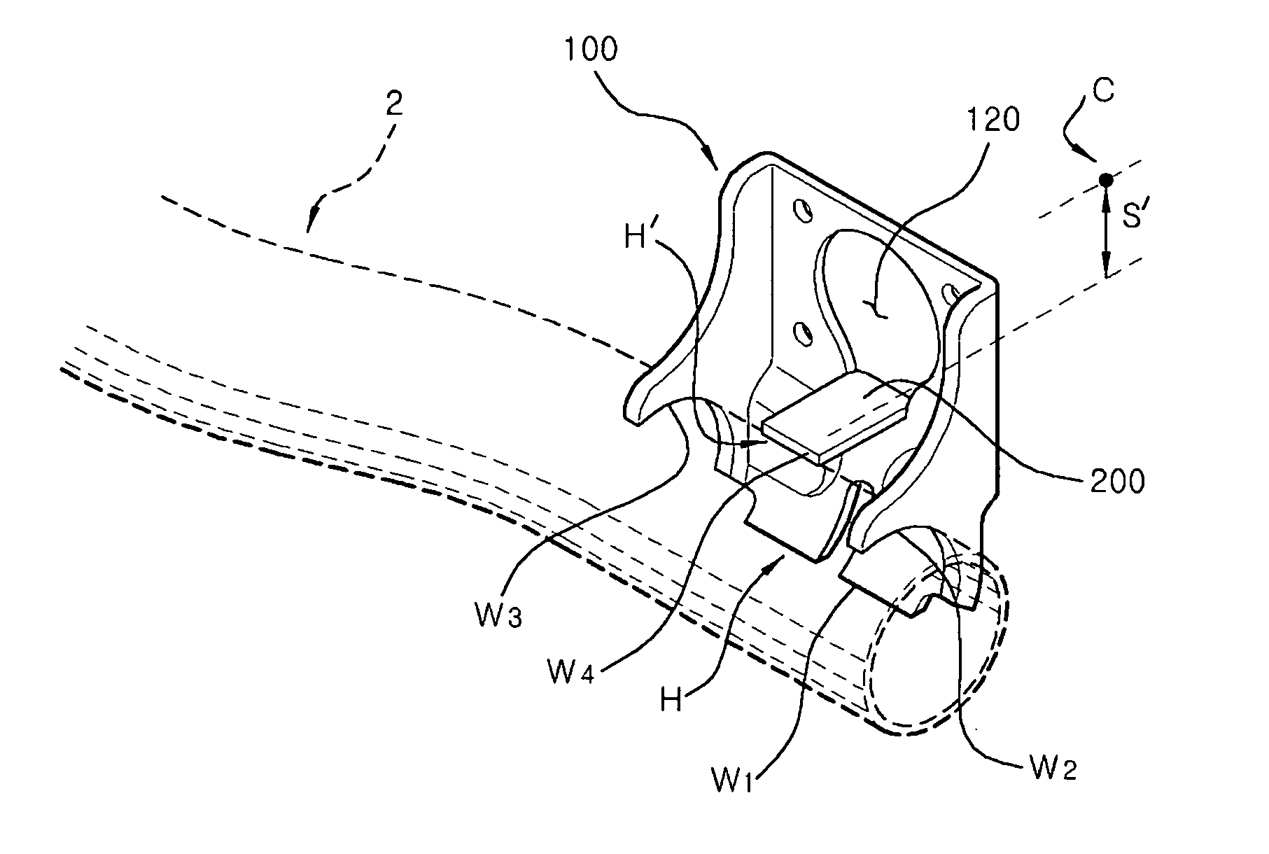 Spindle bracket for rear suspension