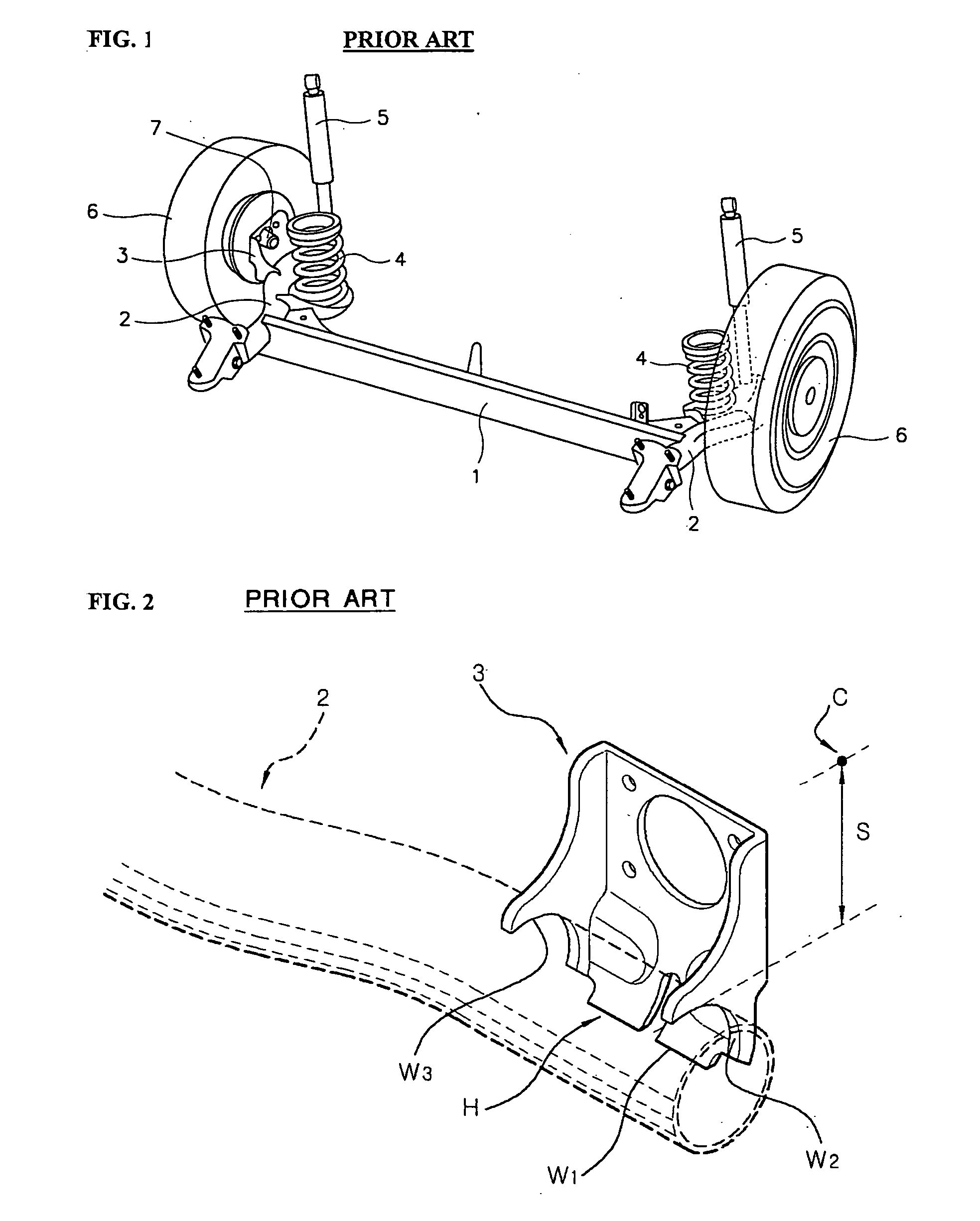 Spindle bracket for rear suspension