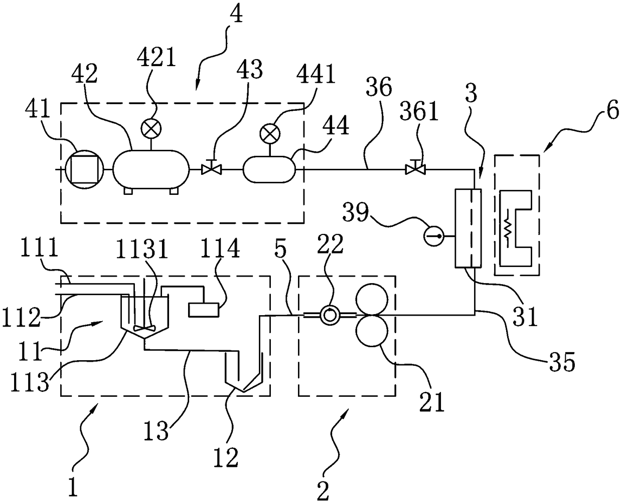 Vacuum-assisted resin filling system and method of permanent magnet motor rotor