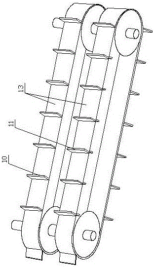 Garlic stalk cutting machine