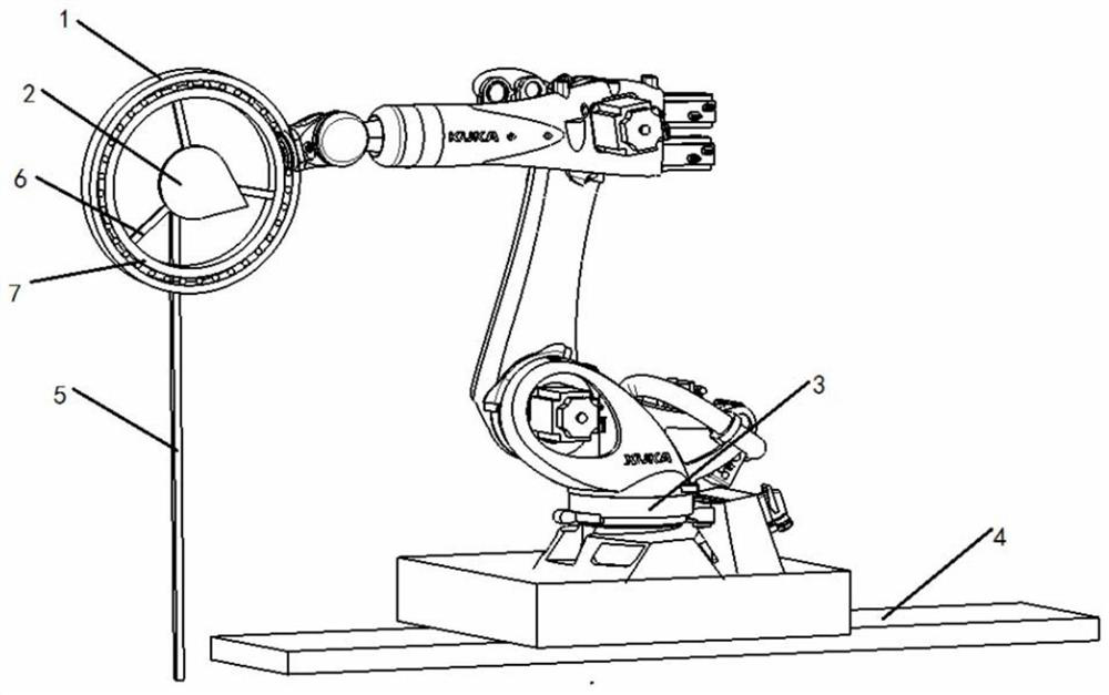 Intelligent turntable for testing electrical performance of radome