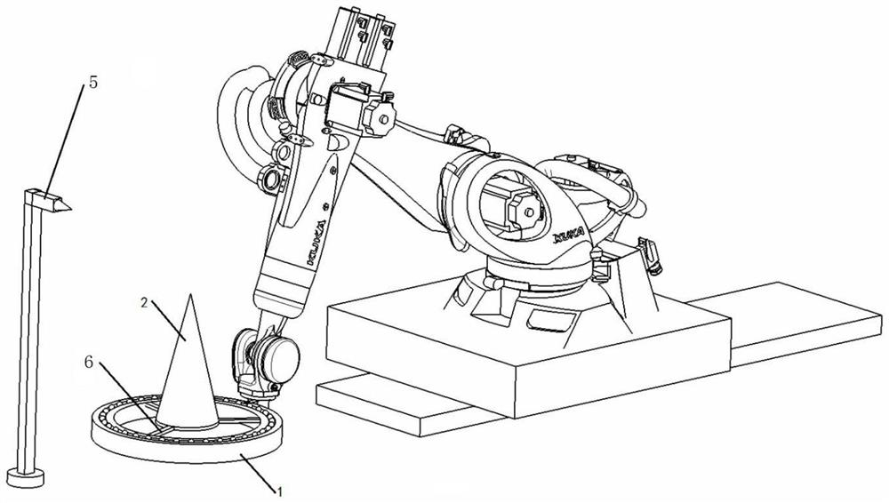 Intelligent turntable for testing electrical performance of radome