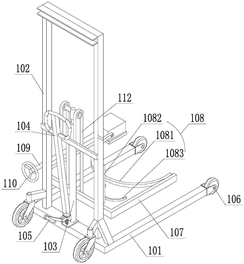 Manual transportation car