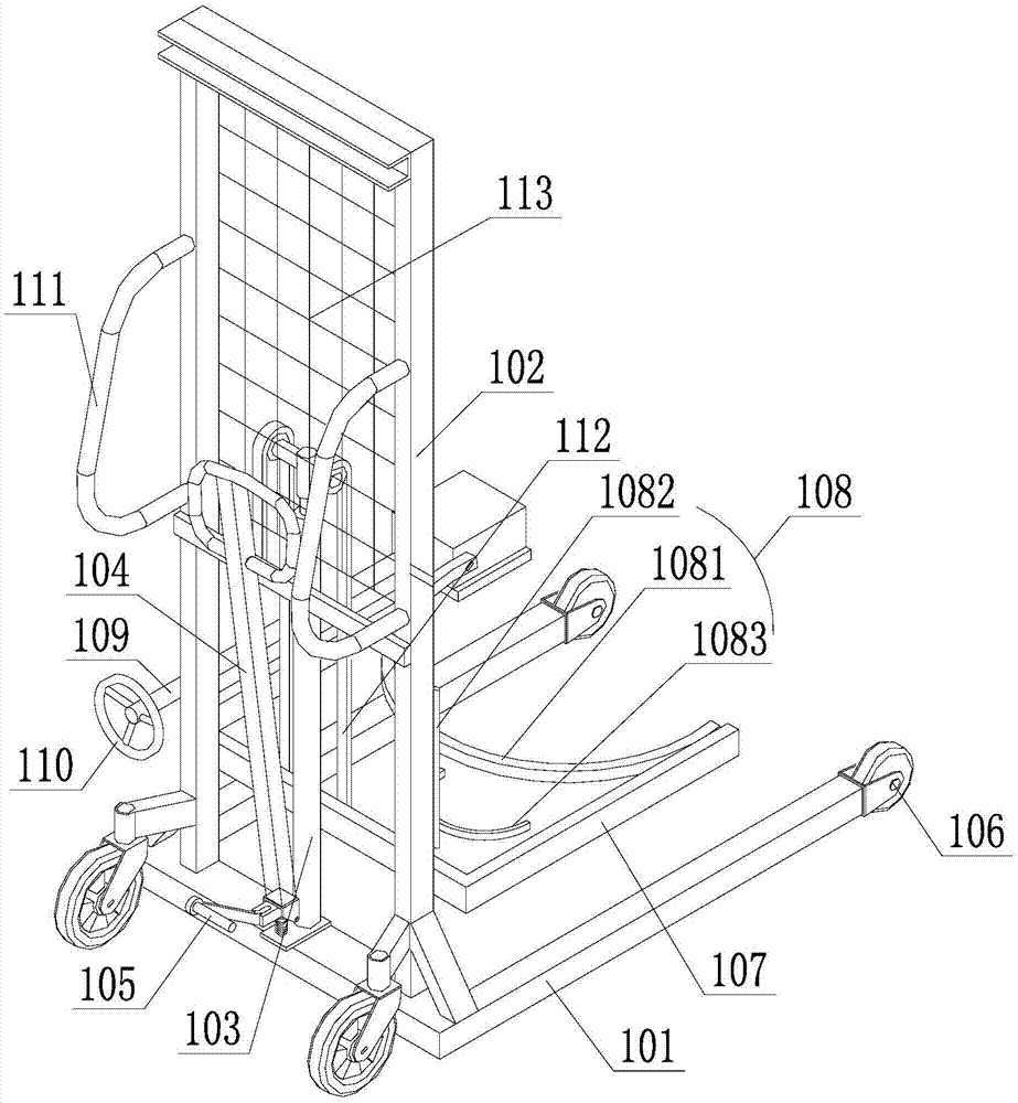 Manual transportation car