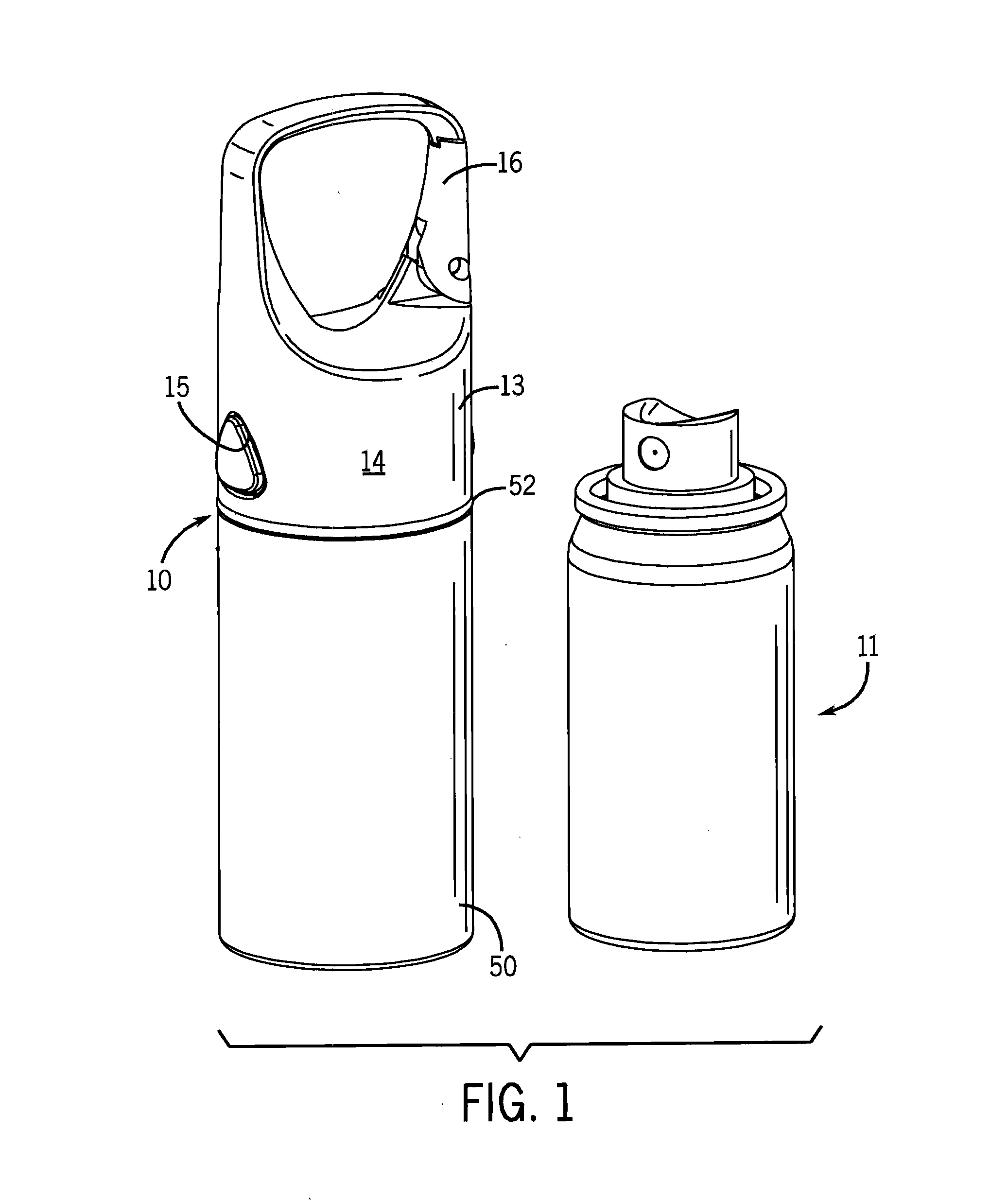 Carrier Assemblies For Portable Dispensers