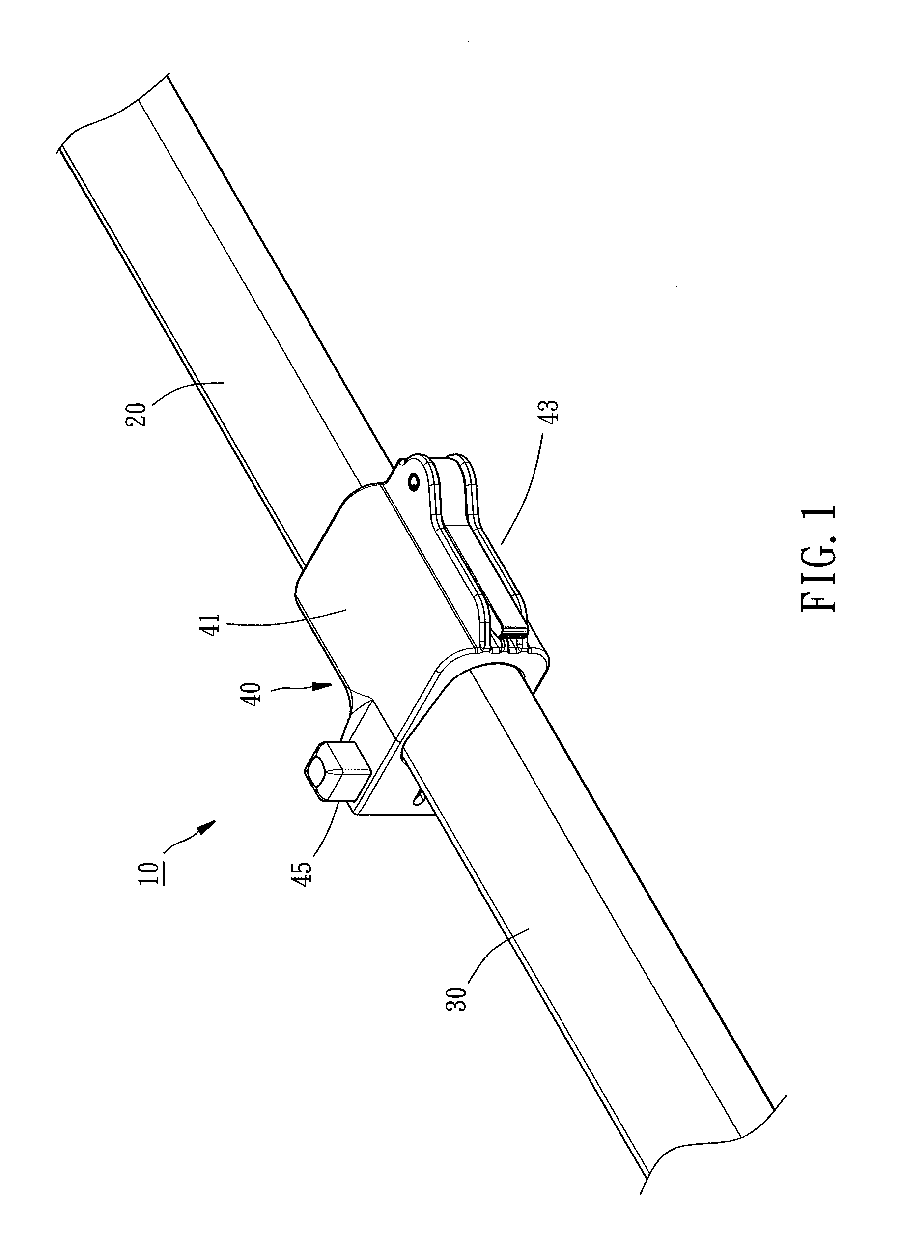 Telescopic pipe structure for pole saw