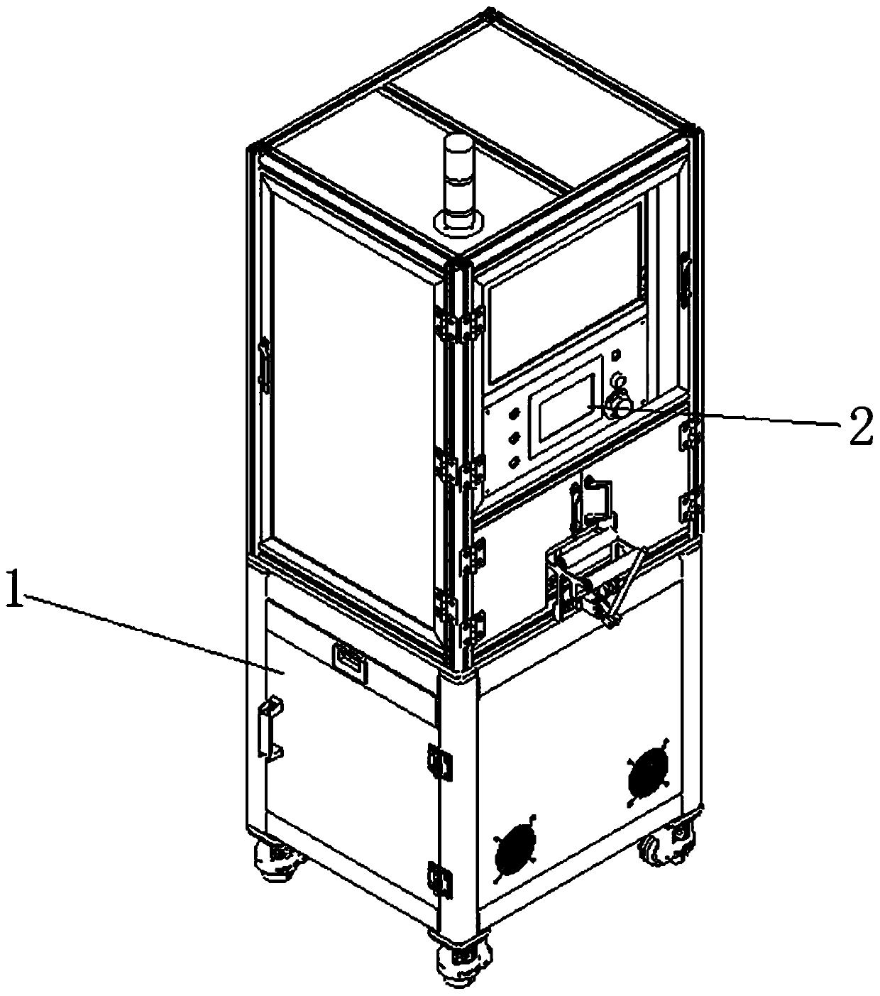 Intelligent detection machine bench