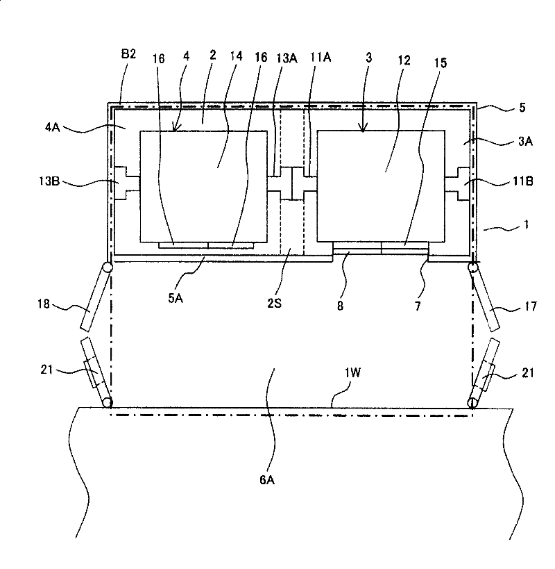 Parallel arranged elevator apparatus and its operation method