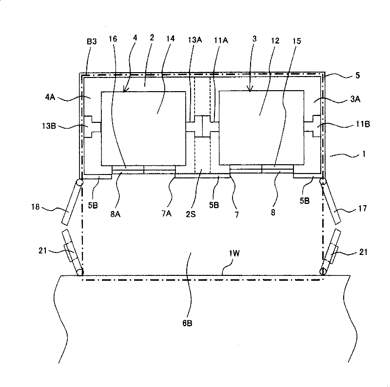 Parallel arranged elevator apparatus and its operation method