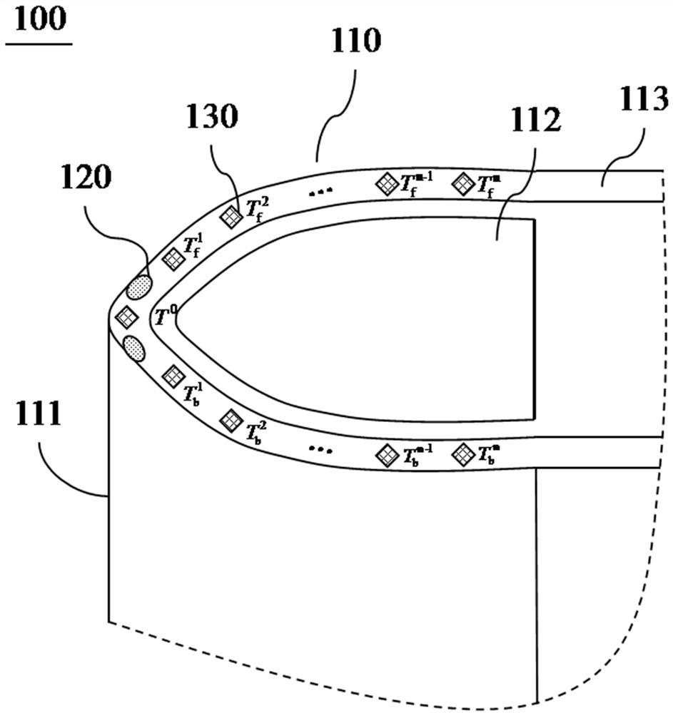 Aircraft air inlet test device and system and hot air anti-icing test stability judgment method