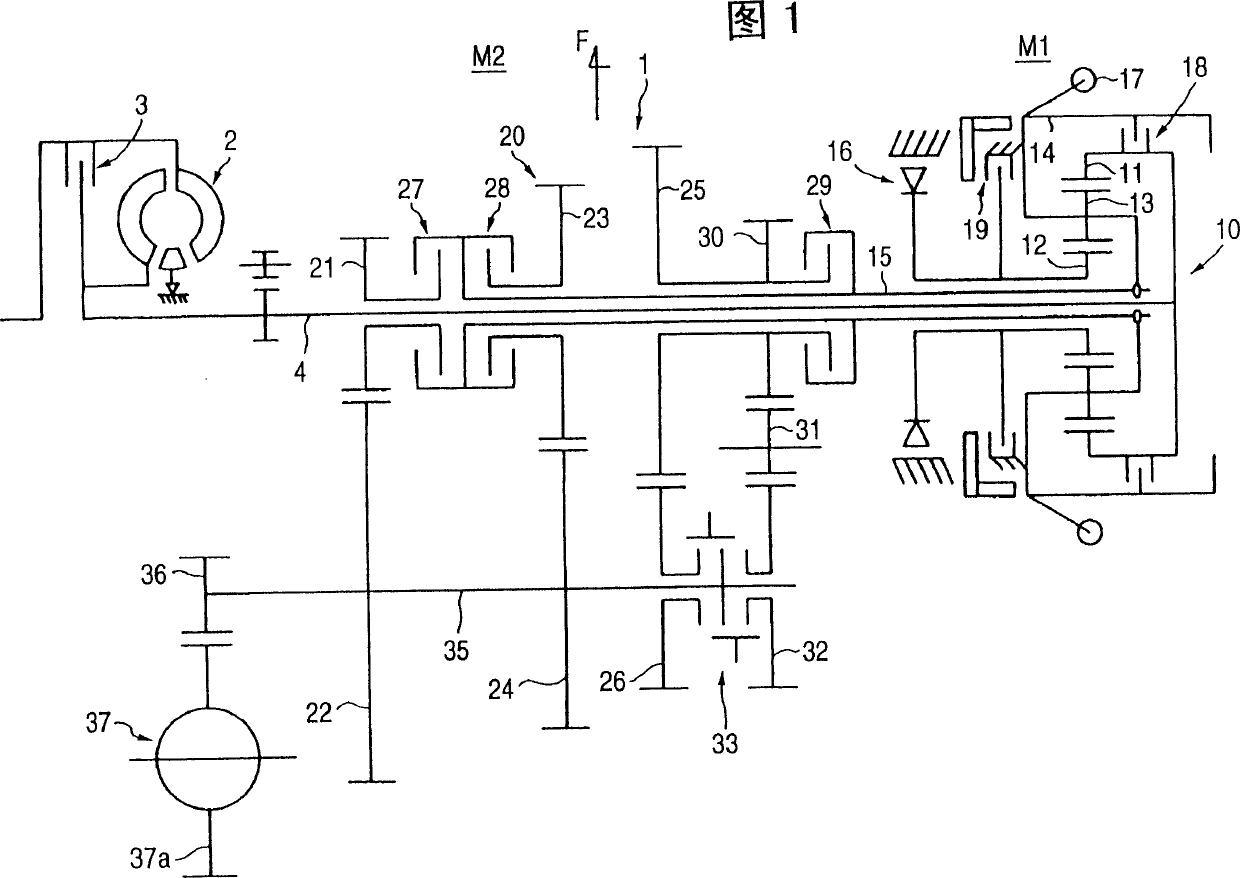 Automatic speed changer for car