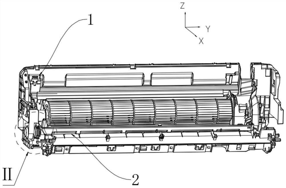 Demounting and mounting structure for air conditioner base, and air conditioner