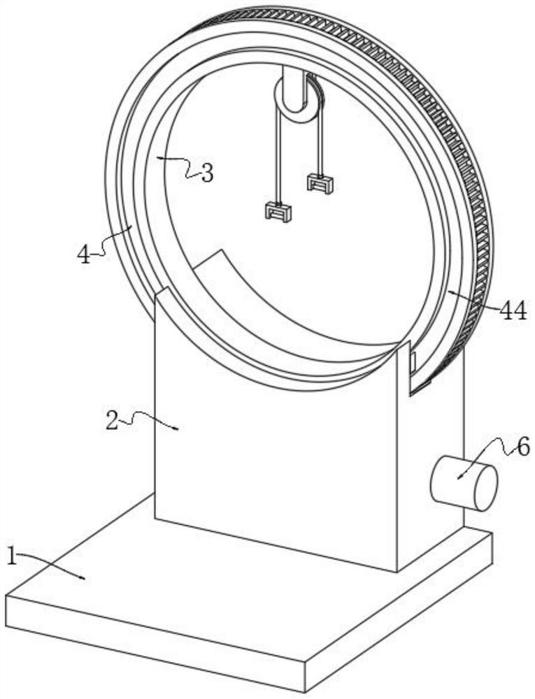 Rehabilitation nursing training device for elderly patients