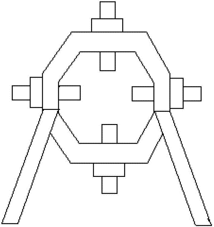 Small-size self-centering one-way loading biaxial tension-compression test device