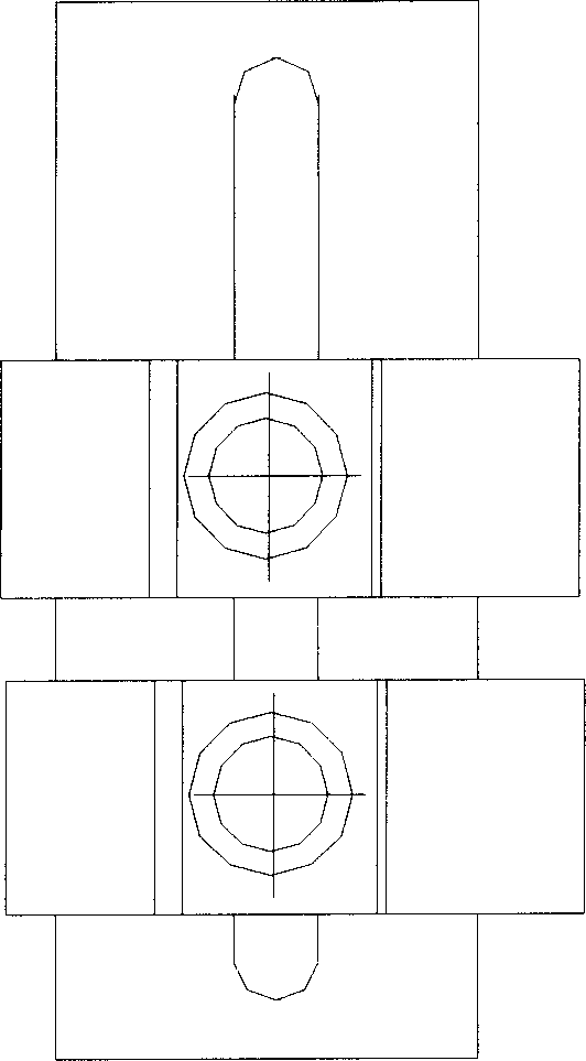 Non contact optical digital guide extension meter