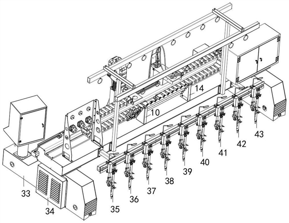 Numerical-control cutting machine tool for metal plate machining and using method