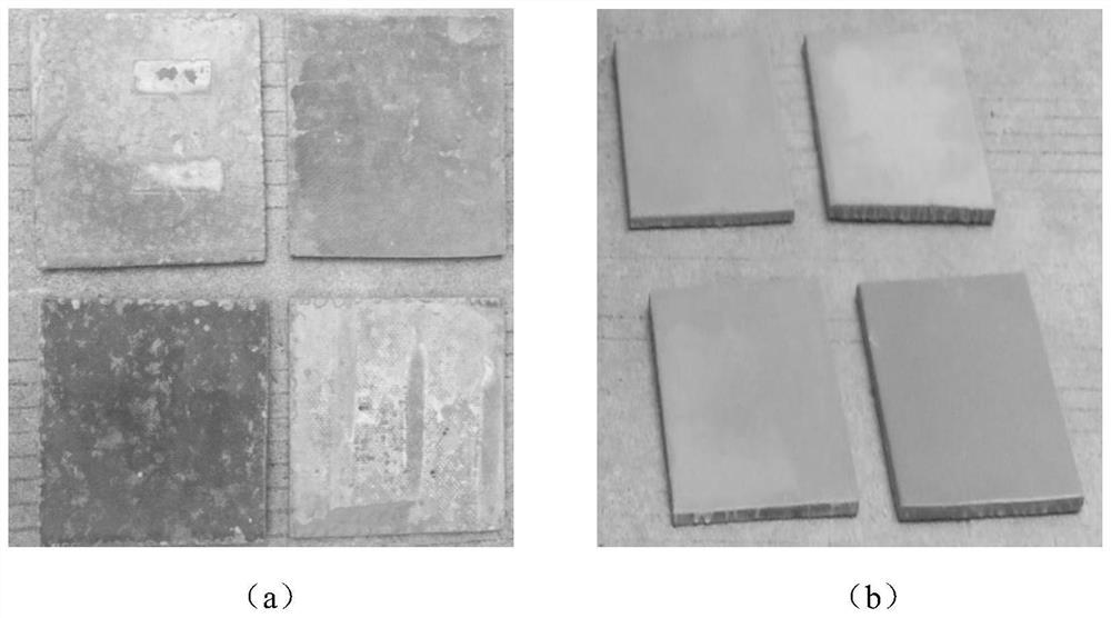 Magnesium phosphate cementitious protective coating for concrete clear water finish and preparation method thereof