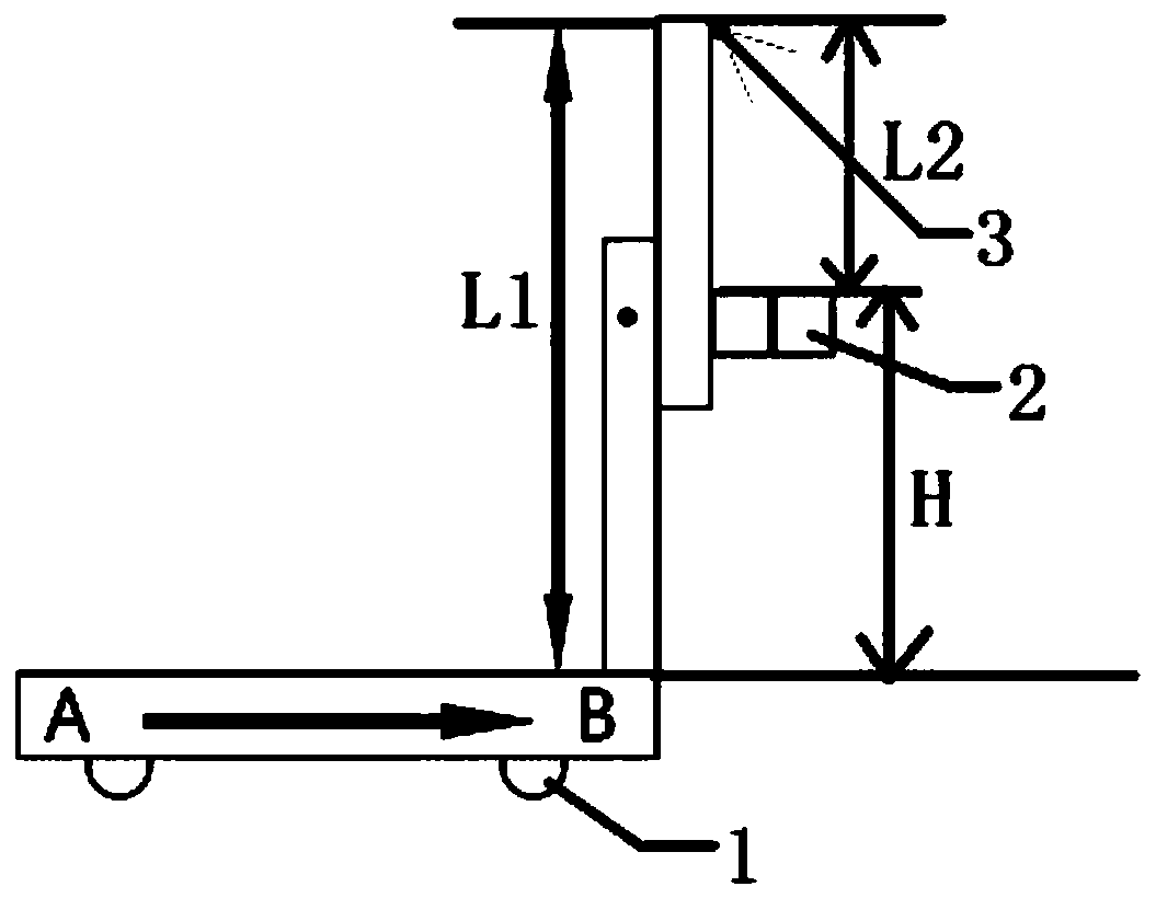 Method for positioning container based on empty container stacking machine