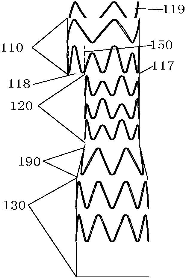 Window-opening type covered stent