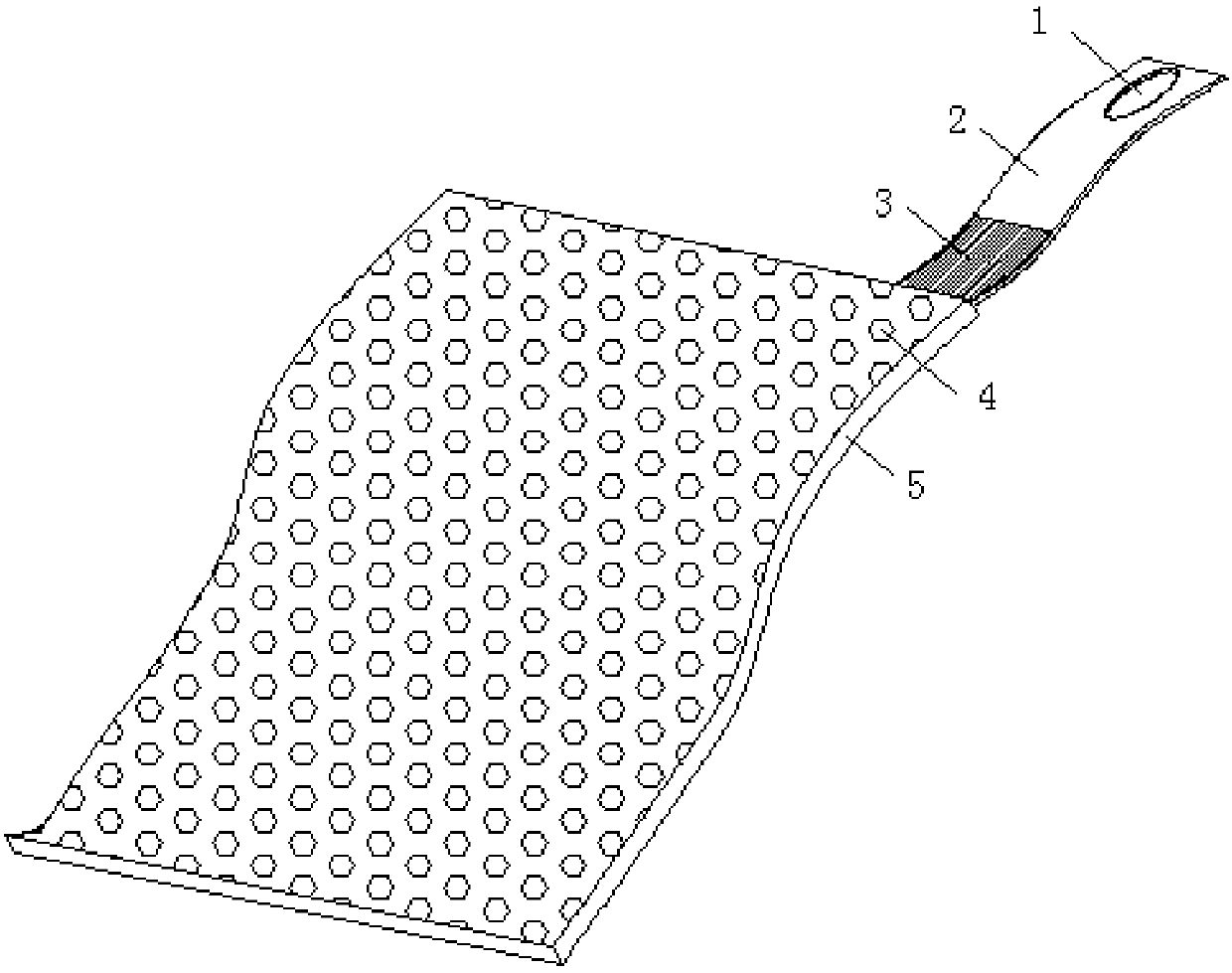 Medical abdominal pad