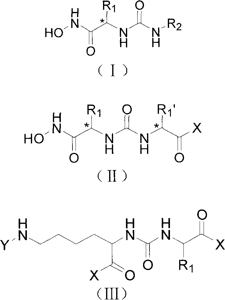 Carbamido peptide aminopeptidase N inhibitor and application thereof