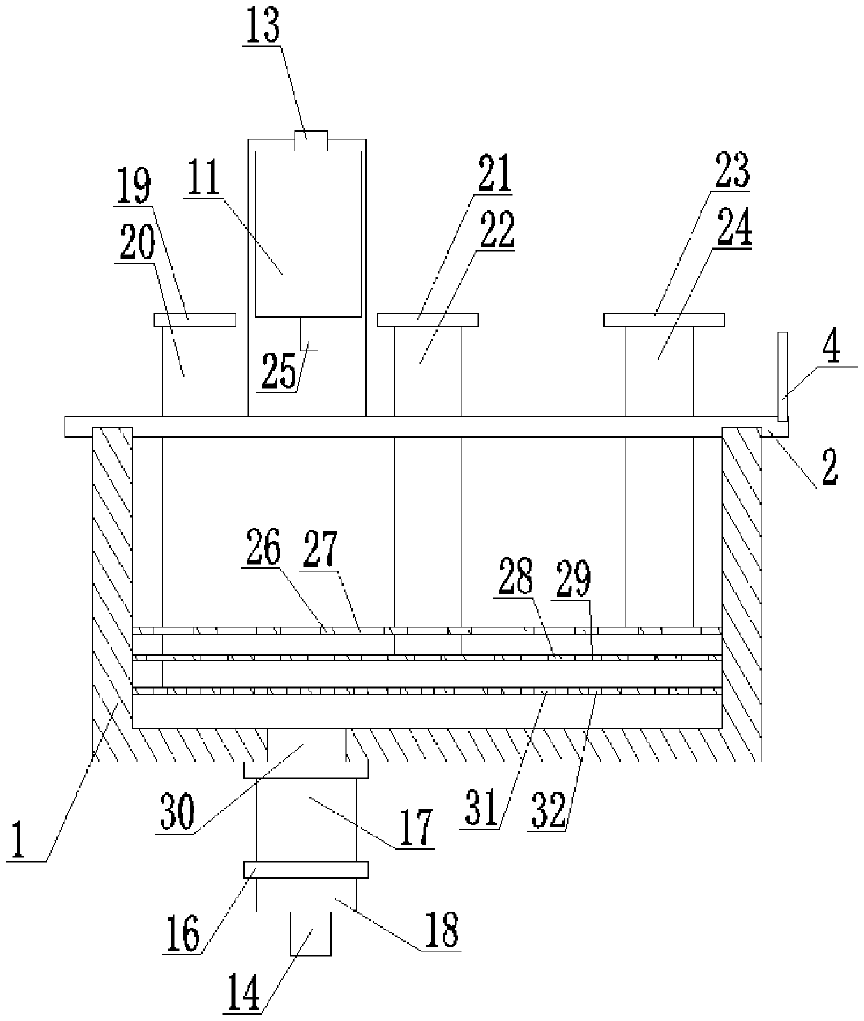 Tea processing device