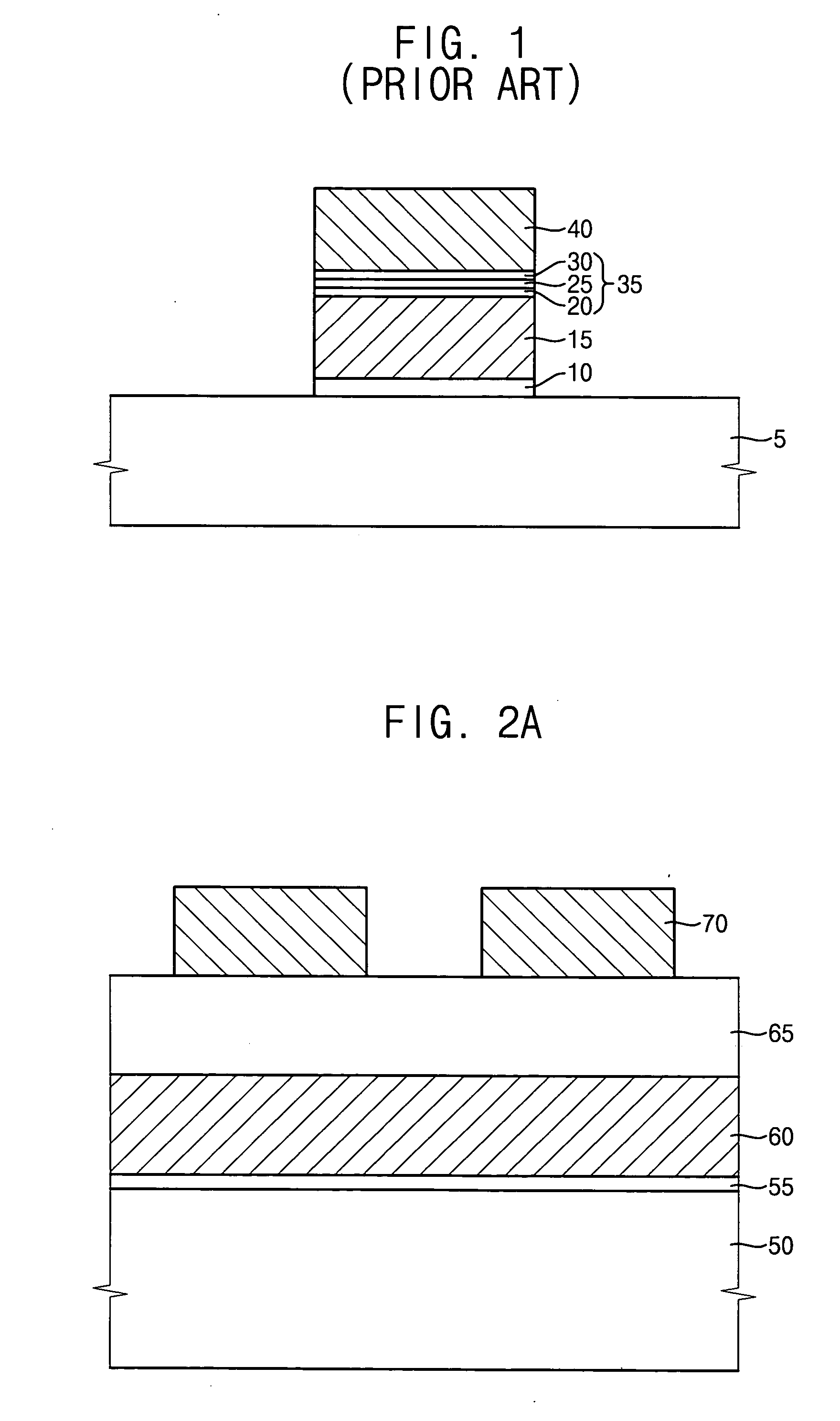 Dielectric structures having high dielectric constants, methods of forming the dielectric structures, non-volatile semiconductor memory devices having the dielectric structures and methods of manufacturing the non-volatile semiconductor memory devices