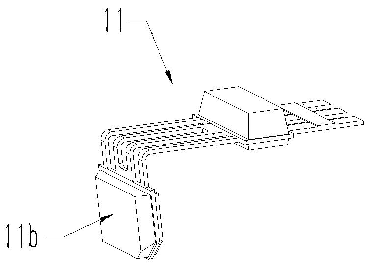 Automatic pin-shearing bending device