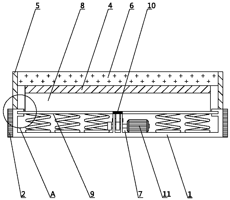 Sports protection mat with function of generating electricity