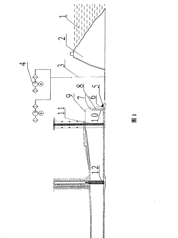 Pumped storage power plant tail water retained rock step blasting safety protection method