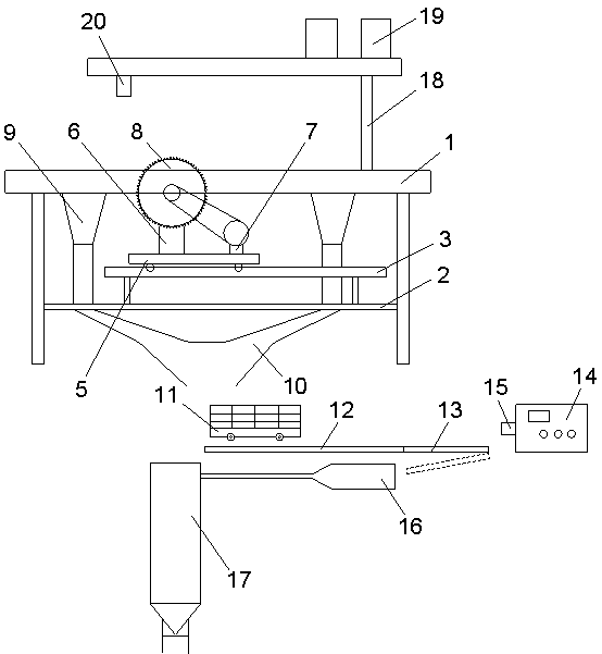 Rotary cutting production device