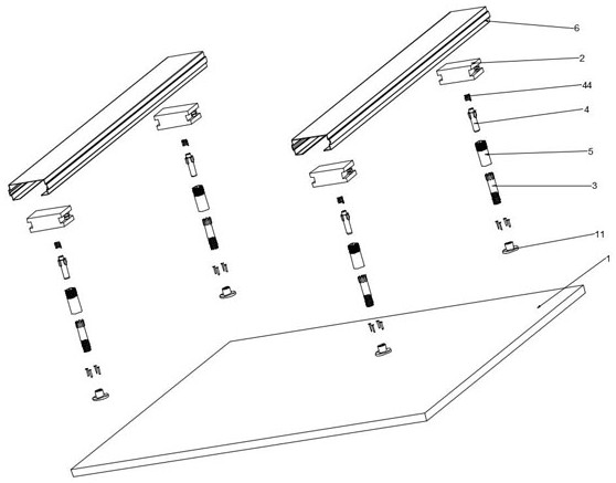 Fabricated wall panel sliding assembly