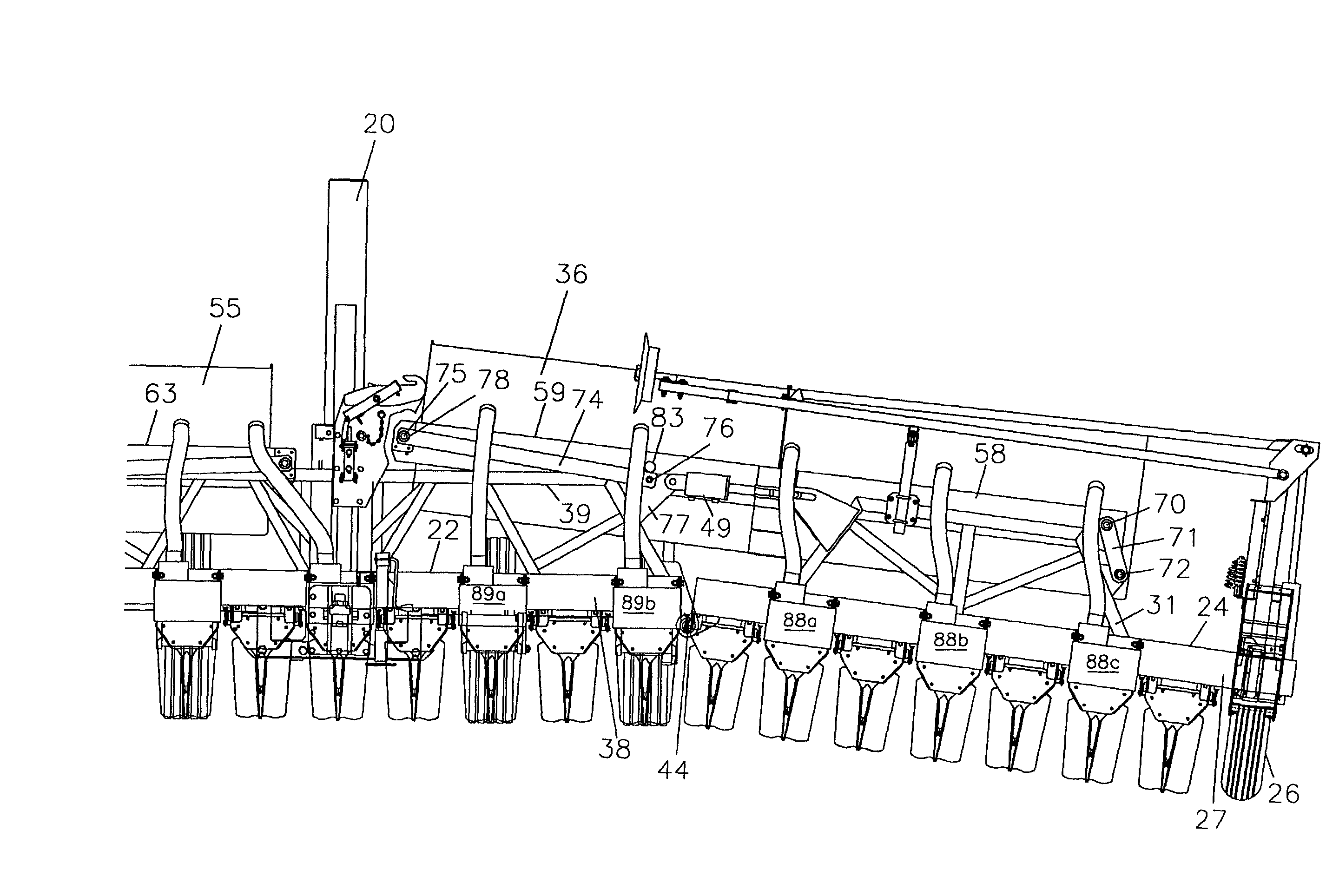 Centralized seed distribution system for planter