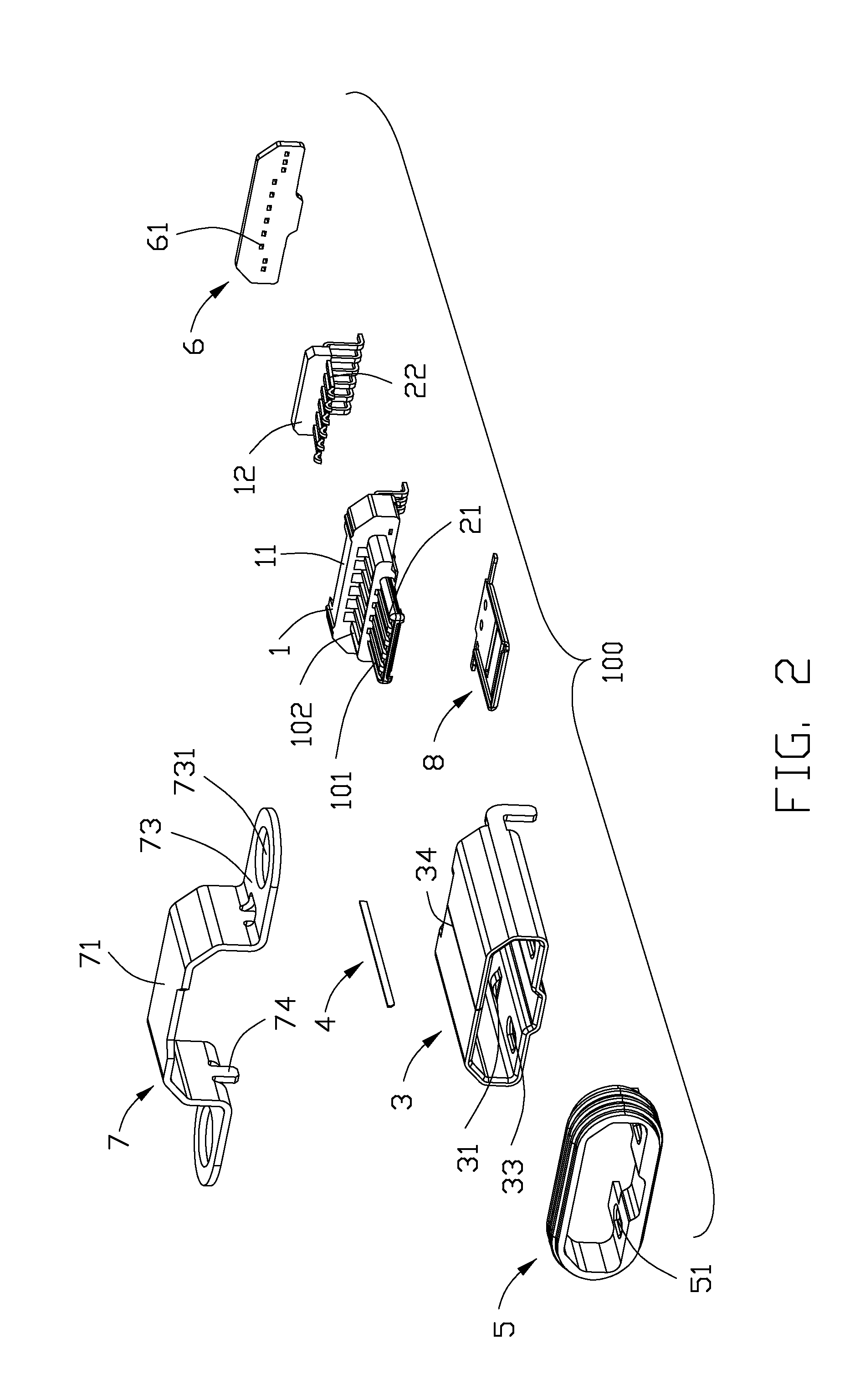 Electrical connector having waterproof function