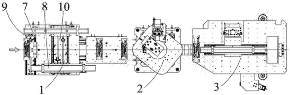 Neutron reflection spectrometer optical path structure capable of performing rapid switching between polarization mode and non-polarization mode