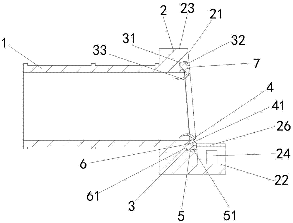 A pipeline connection structure