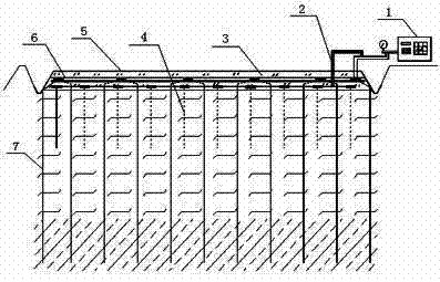 Long-short plastic drainage plates-combined secondary vacuum preloading foundation processing method